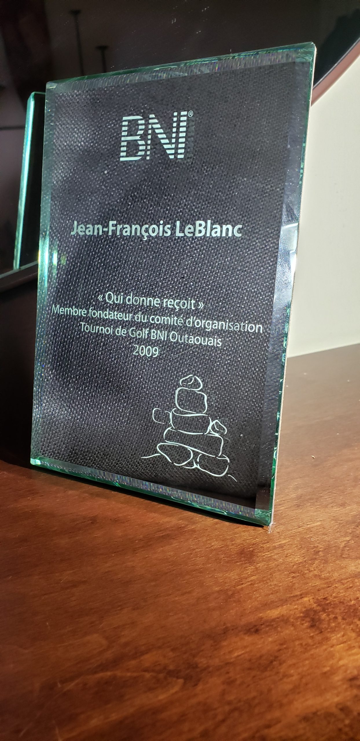 Quelques diplômes de mon temps dans les BNI (Business Network International)