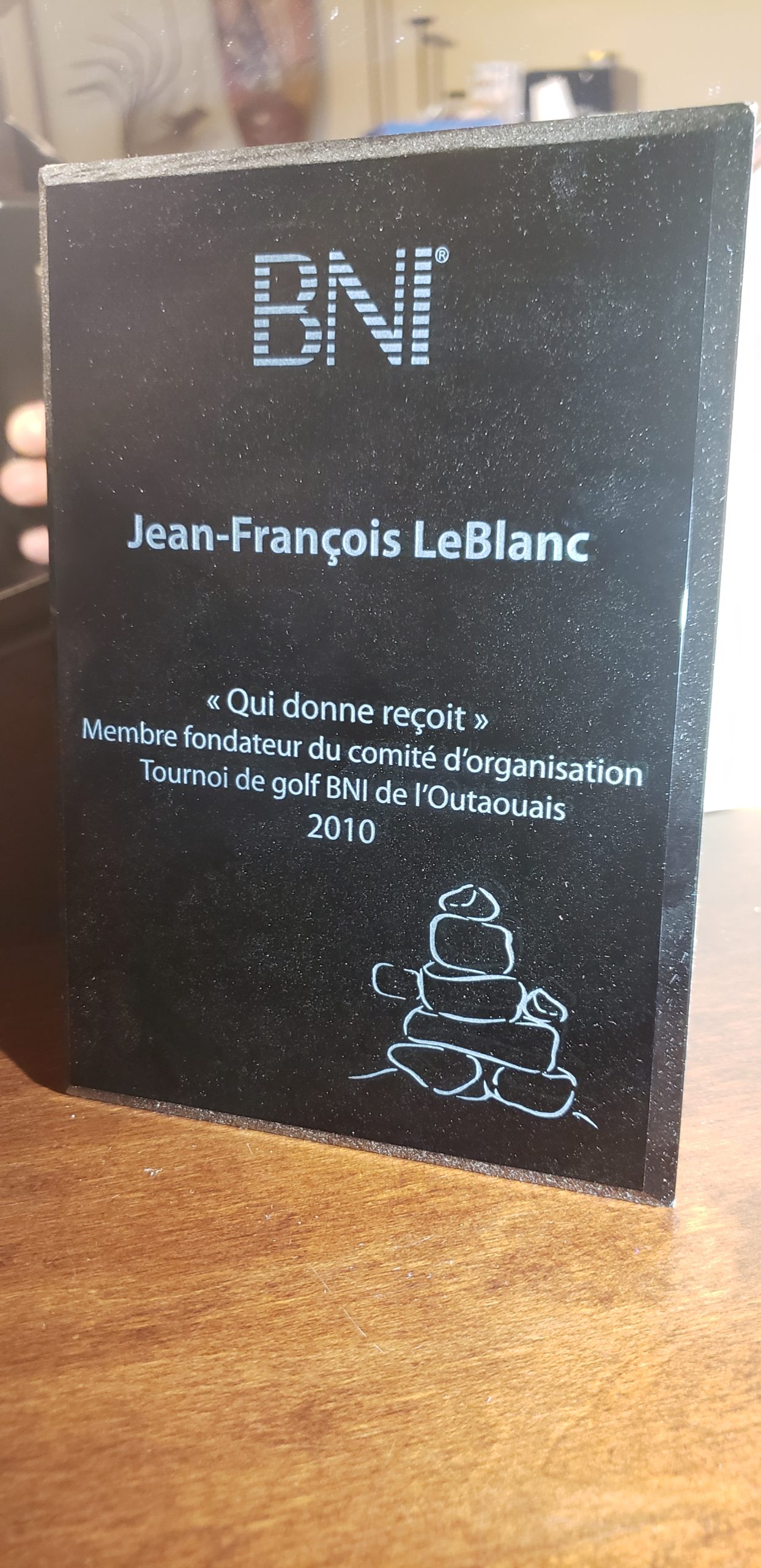 Quelques diplômes de mon temps dans les BNI (Business Network International)