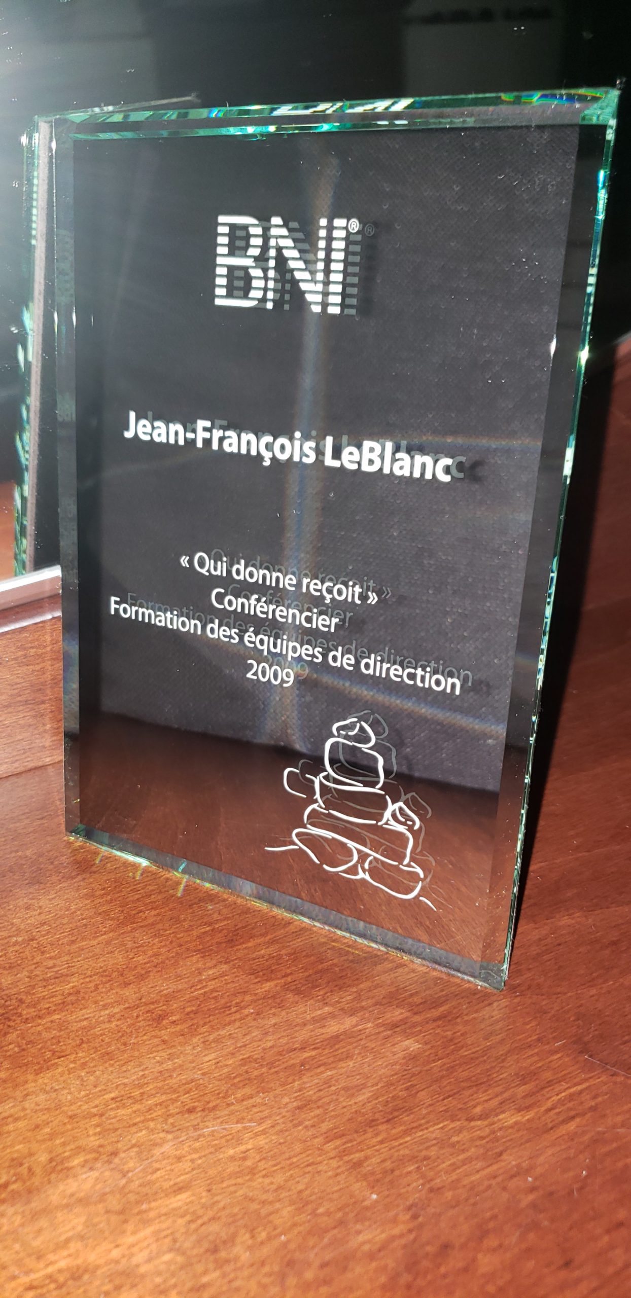 Quelques diplômes de mon temps dans les BNI (Business Network International)