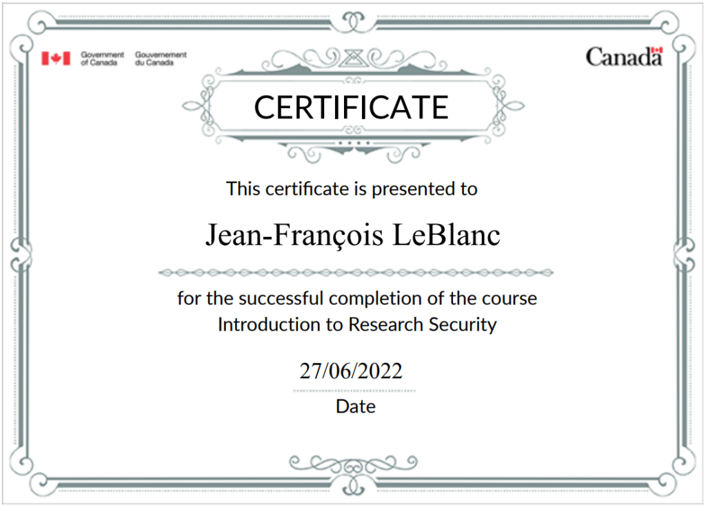 Introduction to Research Security